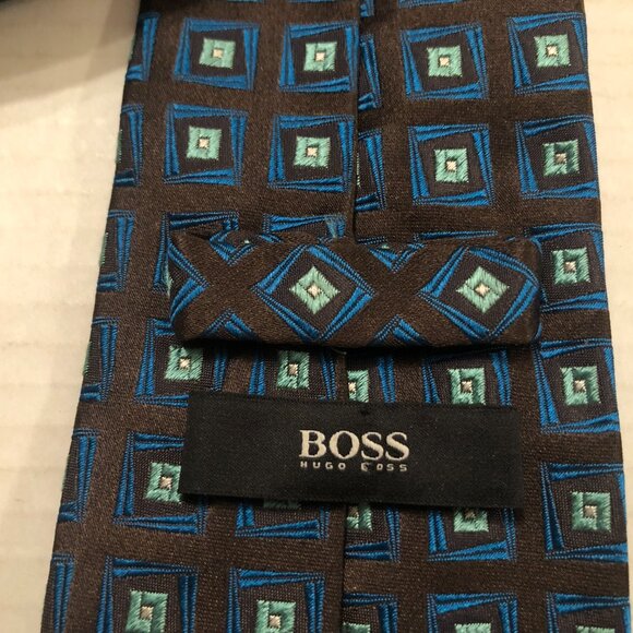 Hugo Boss Men Hugo boss men\'s new 100%silk tie  3 1/2\